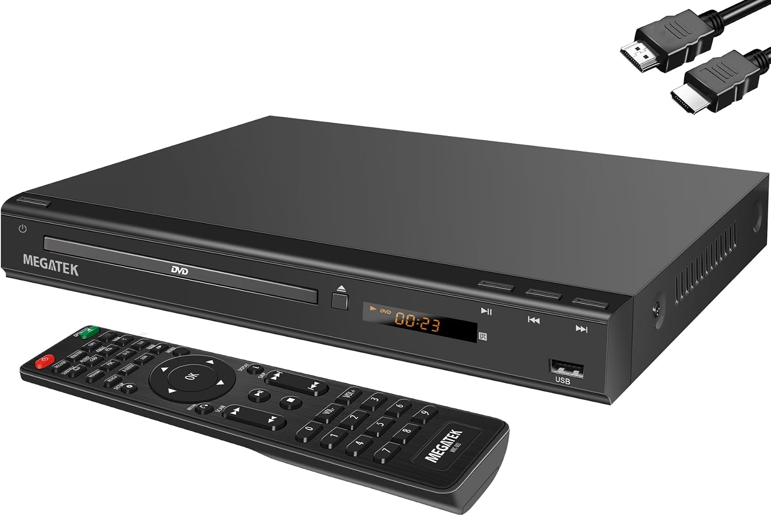 MEGATEK Region-Free HDMI DVD Player